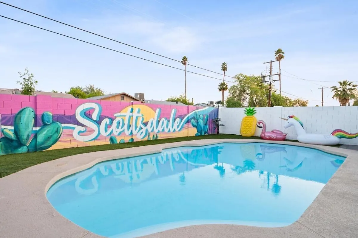 Luxurious 4B3B Home Scottsdale With Pool And Free Parking Stati Uniti